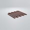 Ekena Millwork Extra Small Conroe Decorative Fretwork Wood Wall Panels, Walnut, 7 3/8"W x 7 3/8"H x 3/8"T WALW08X08X0375CREWA - alternate 2